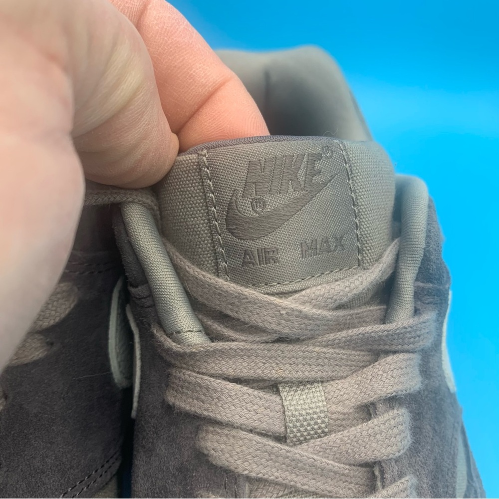 Men’s Nike Air Max 1 Premium Crepe Soft Grey Shoe FD5088-001 Sneaker Size 9 - Picture 10 of 10